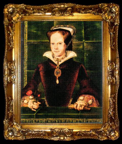 framed  Hans Eworth Mary I of England, ta009-2